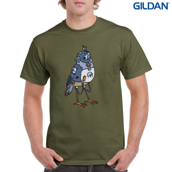 Robo Birds - South Island Robin - Mens / Unisex Thumbnail
