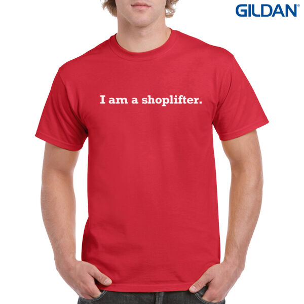 I am a shoplifter. - Mens Thumbnail