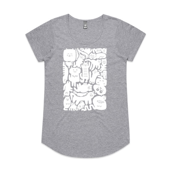 Box of Cats (Womens scoop neck) Thumbnail
